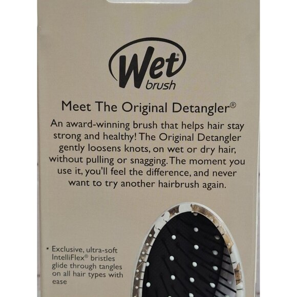 Wet Brush Original Detangler Hair Brush Black Granite Swirl Limited Edition - Picture 5 of 8